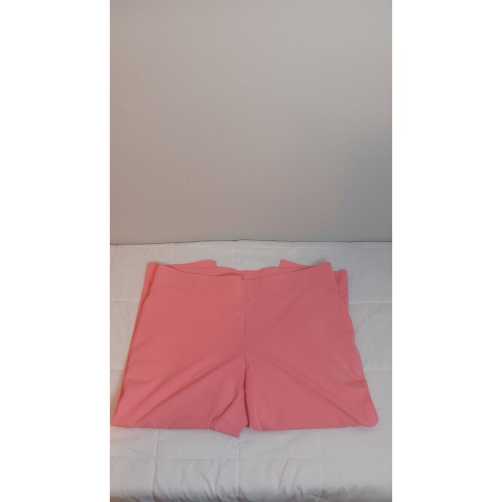 Ruby Rd Pink Cropped Capri Pants Sz XL Coral Color Pastel